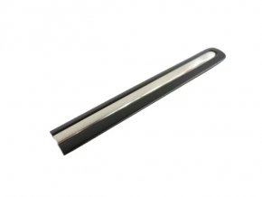 Door trim lower front right Fiat 500L 14-16 with chrome, black