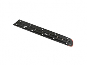 Door trim lower front right Fiat 500L 14-16 with chrome, black