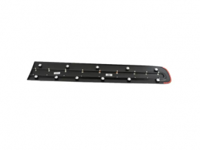 Door trim lower front right Fiat 500L 14-16 with chrome, black