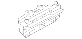 Left front panel air vent deflector for Nissan Ariya 23-25