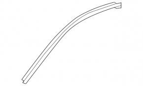 Door molding upper front right Toyota Camry v55 15-17 usa chrome, scuffs