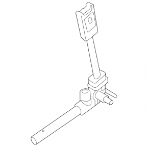Driver's seat belt tensioner Kia Sorento 10-15