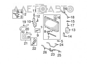 Honda CRV 17-22 Hood Support Rod Bracket