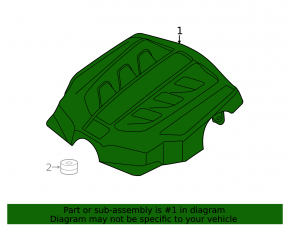 Engine Cover Porsche Macan 15-18 3.0 S