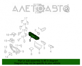 Climate control Ford Escape MK3 17-19 rest manual