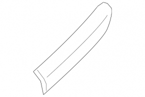 Molding door-glass rear left Ford Ecosport 18-22