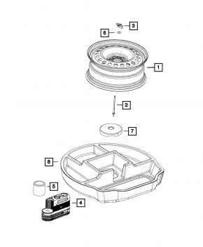 Trunk tray Chrysler 200 15-17