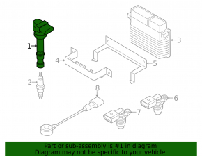 Ignition coil Audi A3 8V 15-20