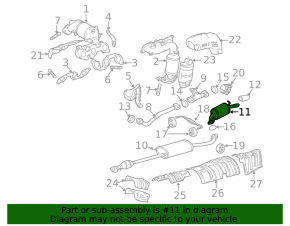 Lexus RX400h 06-09 rear barrel muffler