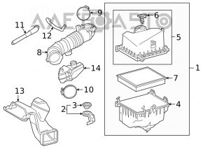 Resonator Lexus ES350 19-21
