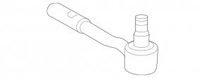 Right steering rod with tip for Mercedes W211 E350 02-09 AWD