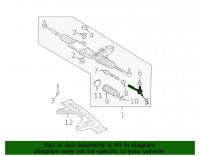 Steering tip right Mercedes W211 E350 02-09 awd