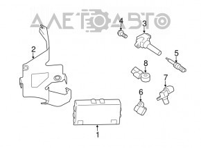 ECU engine computer Subaru Forester 14-14 SJ 2.5