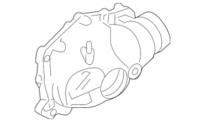 Front axle BMW X3 F25 11-12 3.73, 3.3