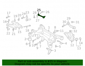 Upper arm rear right front BMW X5 X6 E70 E71 07-13 NK