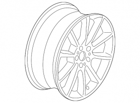 Wheel disk R20 281 style BMW 5 F10 09-16 8.5x20