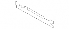 Upper radiator deflector for Audi Q8 19-23 3.0T MHEV