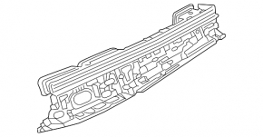 Right front panel air duct deflector assembly for Audi Q7 20-22