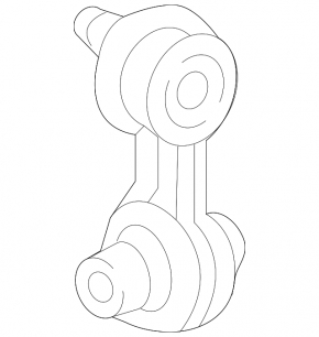 Rear stabilizer link left Honda CRV 17-22 FWD