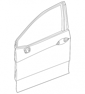 Door bare front left Honda Clarity 18-21 usa