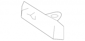 Mudguard threshold rear left Infiniti FX35 FX45 03-08