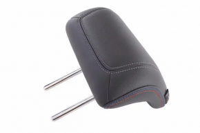 2nd row central headrest Chevrolet Equinox EV 24-26 black leather, red, blue and gray stitching