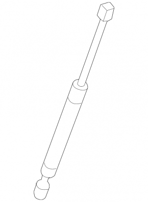 Shock absorber trunk lid Audi A4 B8 13-16 rest sedan