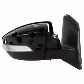 Side mirror right Ford Focus mk3 15-18 rest 7 pins, turn signal, red, broken mirror element