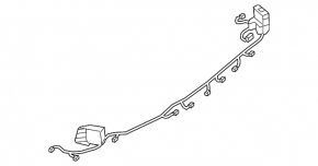 Lincoln MKZ 17-20 rear bumper wiring for parking sensors