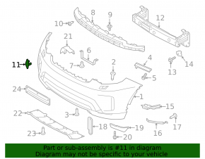 Right headlight washer cap for Land Rover Discovery 17-23