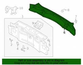 Rear panel Volkswagen ID.4 21-26 outer part