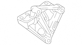 Engine bracket right Toyota Prius 50 16-22