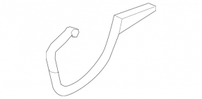 Right trunk lid hinge for Mercedes W221