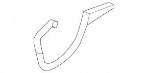 Right trunk lid hinge for Mercedes W221