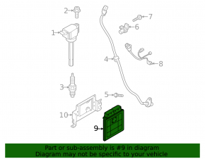 Block ECU engine computer Hyundai Sonata 20-21 2.5 under Start-Stop