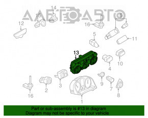 Climate control VW CC 08-17