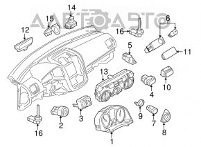 Climate control VW CC 08-17