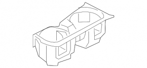 BMW 5 G30 17-23 Center Console Cup Holders