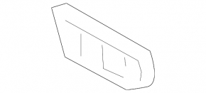 Left rear bumper mount for Toyota Venza 09-15