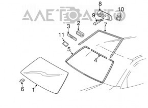 Windshield Lexus RX300 RX330 RX350 RX400h 04-09