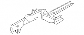 Front left quarter panel of Kia Optima 11-16