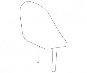 Front right headrest for Toyota Prius 50 16-22 black and gray leather