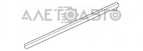 Door-glass molding, central front left, Honda Civic 4D 06-09