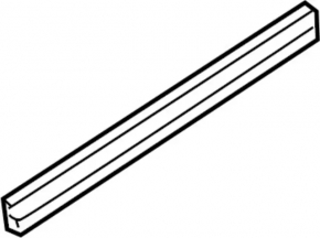 Lower rear left door trim for Infiniti FX35 FX45 03-06