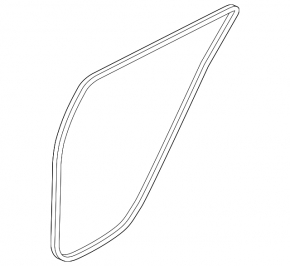 Rear left door seal for Kia Sportage 17-22