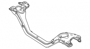 Front subframe beam Porsche Cayenne 958 11-17