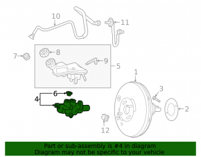 Mercedes H247 GLA 20-26 Brake Master Cylinder