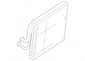 Mercedes C-class W205 15-17 Evaporator