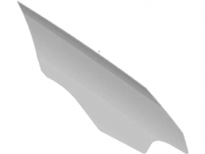 Glass door rear right Ford Fiesta 11-19 4d