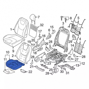Ford Edge 19-24 Occupant Sensor
